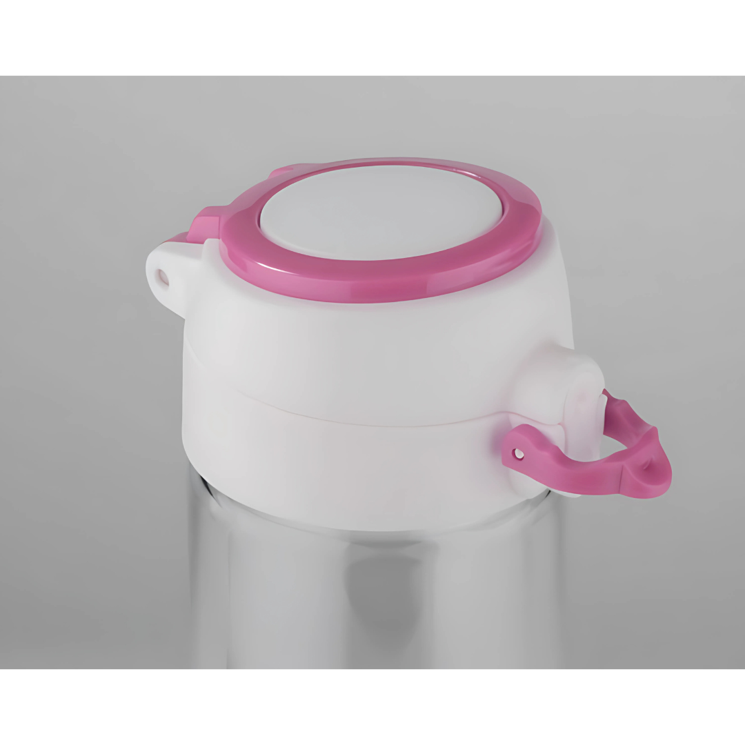 Folday Thermosfles Roze - Glazen dubbele wand - 260ml